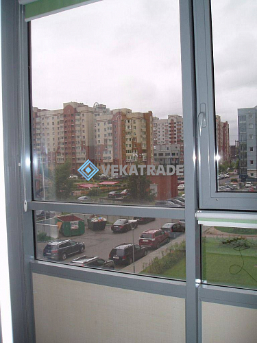 Калининский район, пр. Кондратьевский 64-8, теплое остекление балкона