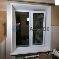 Выборгский район, пр. Тореза 25, серия дома 1-528-КП-10, установка теплых пластиковых окон