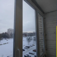 Красносельский район, ул. Чекистов 26, теплое остекление балкона в кирпичном доме