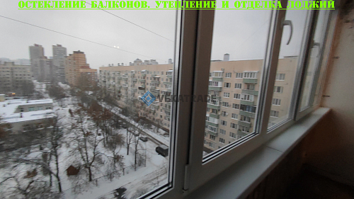 Московский район, ул. Купчинская 19, серия дома 1ЛГ-504, остекление лоджии