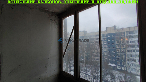 Выборгский район, пр. Северный 8-1, серия дома 1ЛГ-504, остекление лоджии