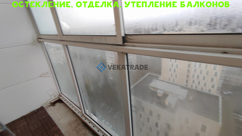 Красносельский район, ул. 2-ая Комсомольская 40-3, остекление балкона