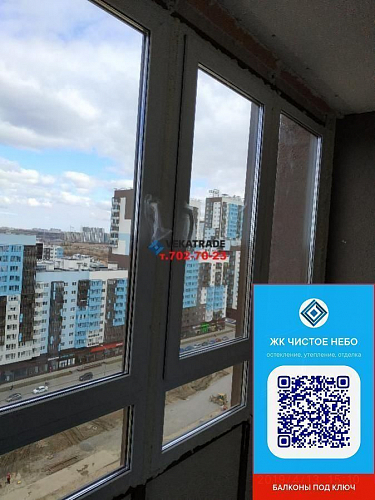Приморский район, Комендантский 67, теплое остекление балкона