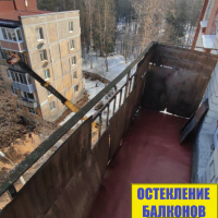 Сертолово-1, ул. Заречная 9-2, серия дома 1-528КП-40, остекление балкона
