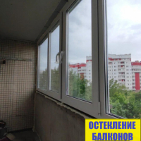 Выборгский район, ул. Шостаковича 1-9, серия дома 1ЛГ-504-Д, остекление лоджии