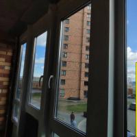 Парголово, проезд Толубеевский 34-3, замена фасадного остекления на лоджии