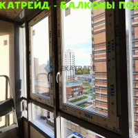 Приморский район, Богатырский пр. 2А, остекление лоджии альпинистами