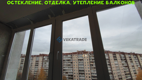Приморский район, Комендантский пр. 17-1, остекление лоджии