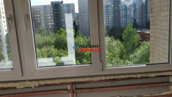 Красногвардейский район, пр. Энтузиастов 46-1, серия дома 1-ЛГ-606М, остекление балкона