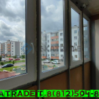 Петродворцовый район, ул. Парковая 14-3, остекление балкона