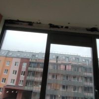 Московский район, Пулковское шоссе 73-3, замена холодного фасадного остекления лоджии