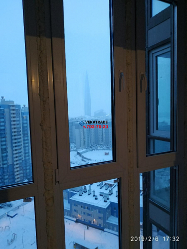 Приморский район, Лыжный пер. 8, теплое остекление лоджии