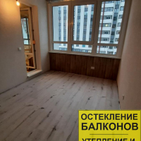 Красносельский район, пр. Ветеранов 183, остекление и отделка балкона