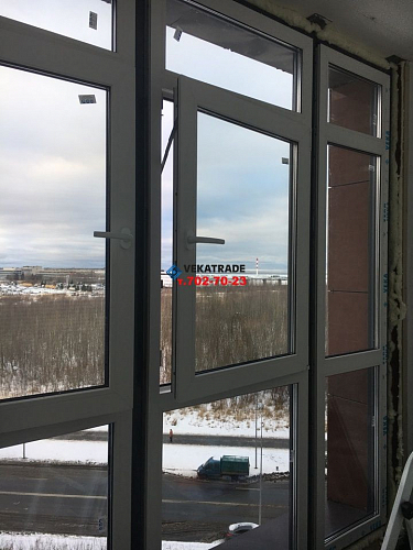 Красносельский район, ул. Адмирала Черокова 18-1, остекление балкона