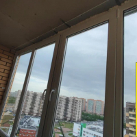 Мурино, ул. Шоссе в Лаврики 68-2, теплое остекление балкона