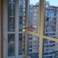 Приморский район, Лыжный пер. 8-1, панорамное остекление балкона