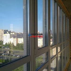 Установка теплого остекления балкона Репищева 10-2
