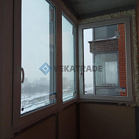 Остекление балкона в Кудрово, Областная 1. Система Авангард фото 6
