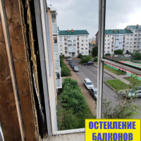 Пушкинский район, ул. Галицкая 12-2, остекление балкона от пола до потолка