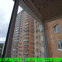 Красносельский район, ул. Добровольцев 2, остекление балкона