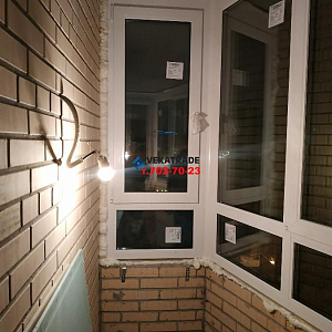 Теплое остекление балкона ЖК Капитал