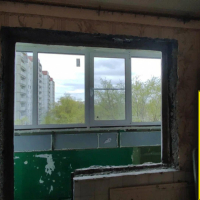 Фрунзенский район, ул. Димитрова 31-1, серия дома 137, установка балконного блока с дверью