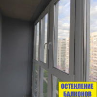 Мурино, ул. Екатерининская 3-4, замена холодного остекления на теплое на балконе
