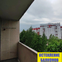 Выборгский район, ул. Шостаковича 1-9, серия дома 1ЛГ-504-Д, остекление лоджии