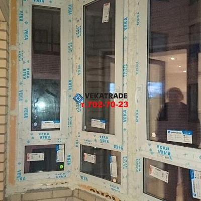 Замена фасадного остекления балкона ЖК Капитал в Кудрово в д.3 по Каштановой Алее