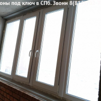 Красносельский район, пр. Героев 18, остекление 2х балконов