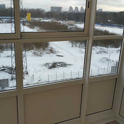 ЖК Новоорловский остекление балкона