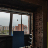 Красногвардейский район, пр. Ударников 38-1, серия дома Щ937823к, установка балконного блока