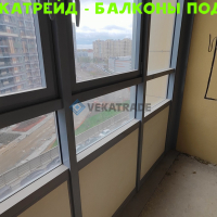 Приморский район, Богатырский пр. 2А, остекление лоджии альпинистами