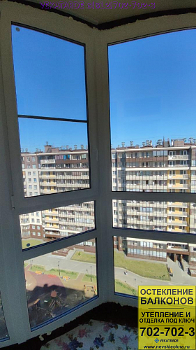 Красносельский район, пр. Ветеранов 171-5, теплое панорамное остекление