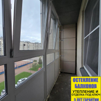 Пушкинский район, ул. Ростовская 14-16, утепление и отделка лоджии