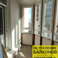 Калининский район, пр. Маршала Блюхера 9-1, замена фасадного остекления