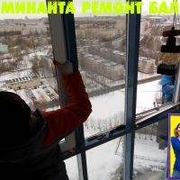 Московский район, пр. Космонавтов 37, остекление лоджии альпинистами