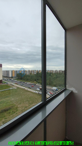 Красносельский район, Петергофское ш 84-19, остекление балкона и утепление фасада