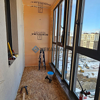 №13678 ЖК Полис Приморский утепление и отделка лоджии Авиаконструкторов 61-1