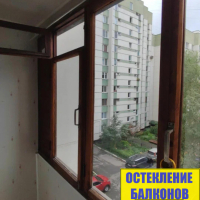 Кировский район, ул. Маршала Казакова 12-1, серия дома 1ЛГ-600.11, остекление лоджии