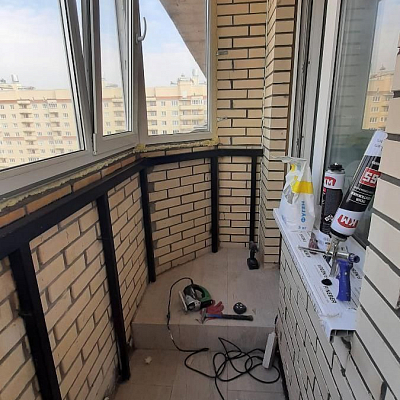 Остекление балкона ЖК Маршал