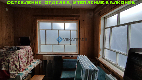 Гатчинский район, СНТ Победа 53, остекление загородного дома