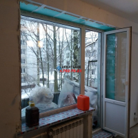 Калининский район, пр. Северный 63-4, серия дома 1ЛГ-507-6, установка теплого балконного блока