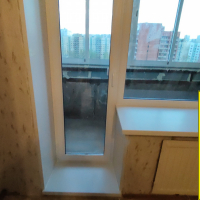 Красногвардейский район, пр. Ударников 38-1, серия дома Щ937823к, установка балконного блока