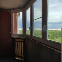 Приморский район, ул. Туристская 38, серия дома 137, остекление балкона