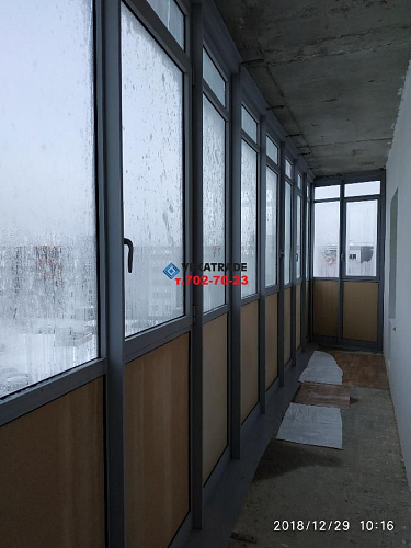 Петродворцовый район, ул. Парковая 14-3, теплое фасадное остекление