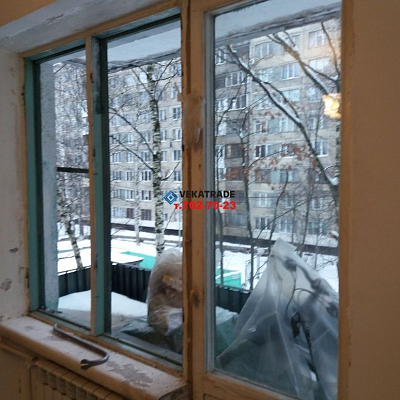 Установка балконного блока Северный пр 63-4