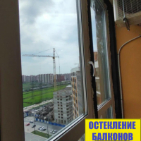 Мурино, ул. Шувалова 48, замена холодного фасадного остекления на теплое на лоджии