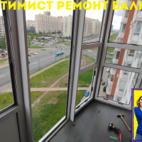 Красносельский район, Ленинский пр. 72-1, остекление балкона