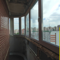 Калининский район, пр. Тихорецкий 27, серия дома 137, остекление балкона